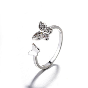 Sparkling Bow Knot Cubic Zirconium ring