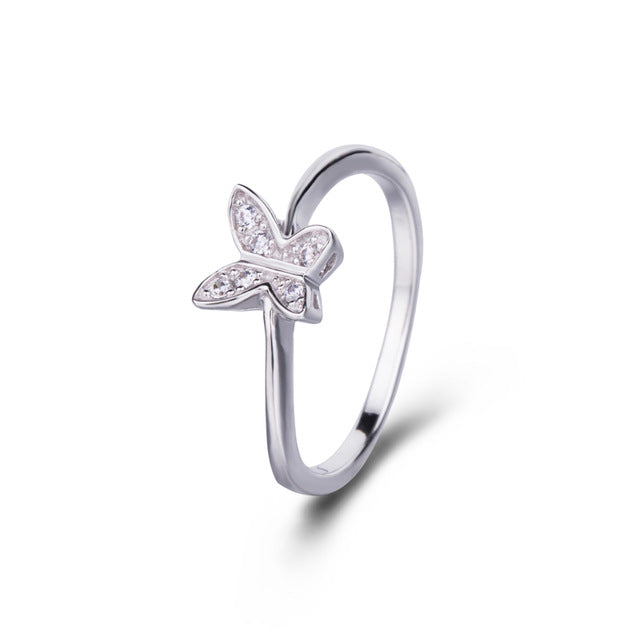 Sparkling Bow Knot Cubic Zirconium ring